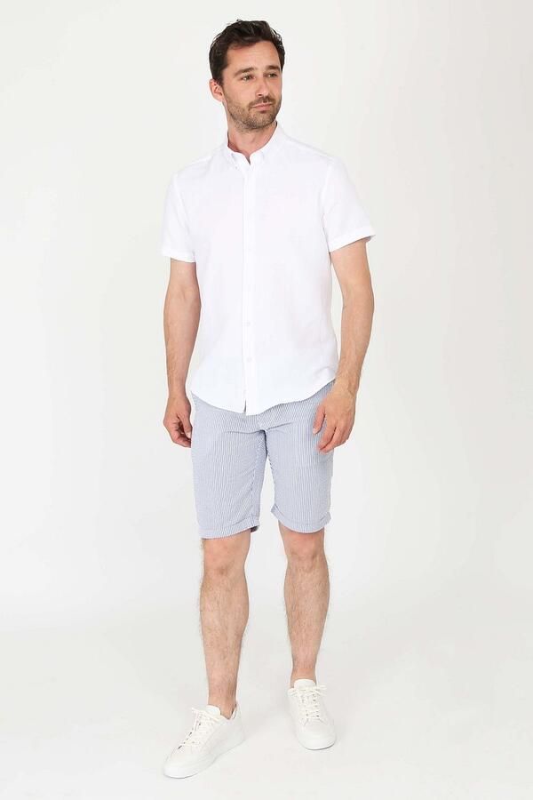 Suitable Doni Short Strepen Blauw - Foto 5