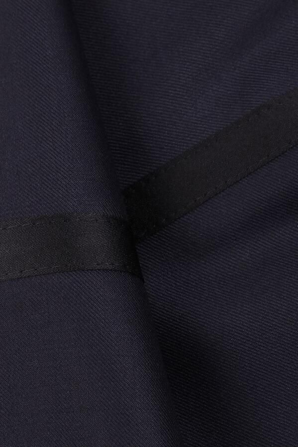 Suitable Donkerblauwe Smoking London 100% Wol - Foto 5