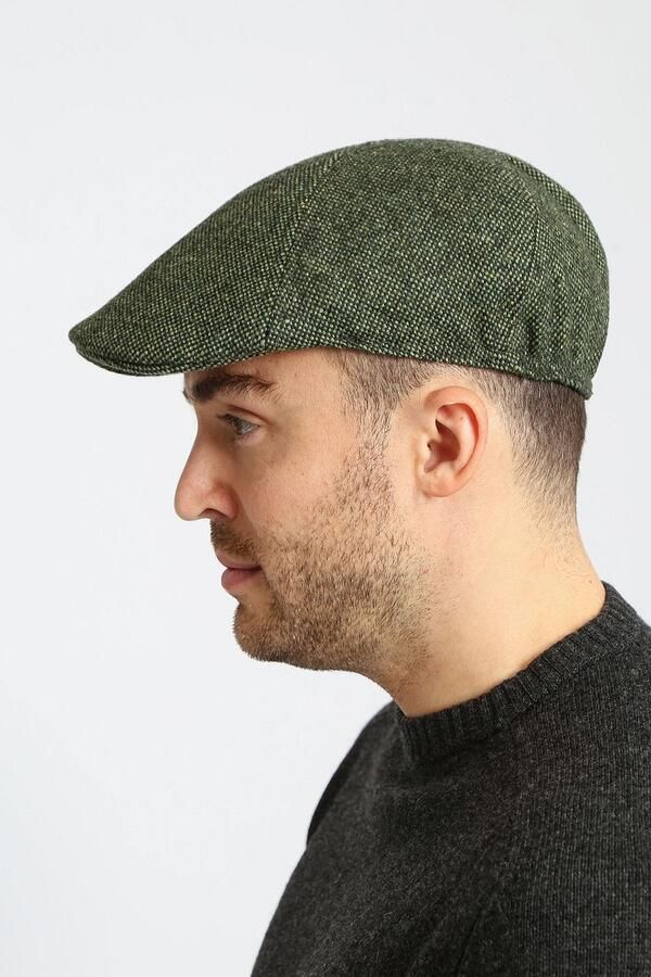 Suitable Flat Cap Groen - Foto 4