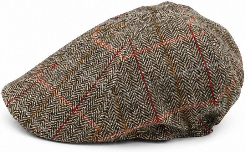 Suitable Pet Flat Cap Wool Check Groen - Foto 3