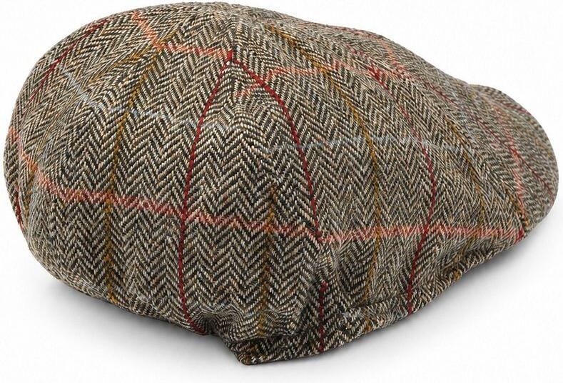 Suitable Pet Flat Cap Wool Check Groen - Foto 2