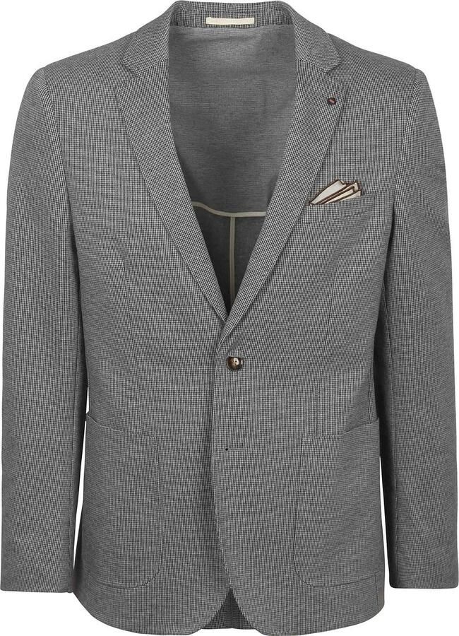 Suitable Blazer Flex Jersey Suit Grijs - Foto 5