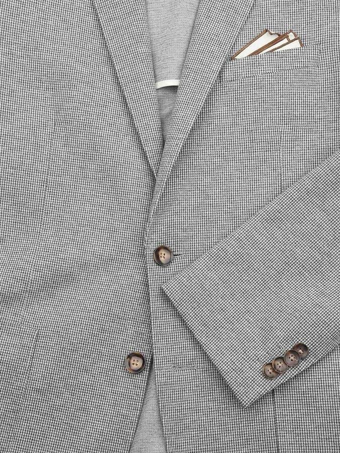 Suitable Blazer Flex Jersey Suit Grijs - Foto 3
