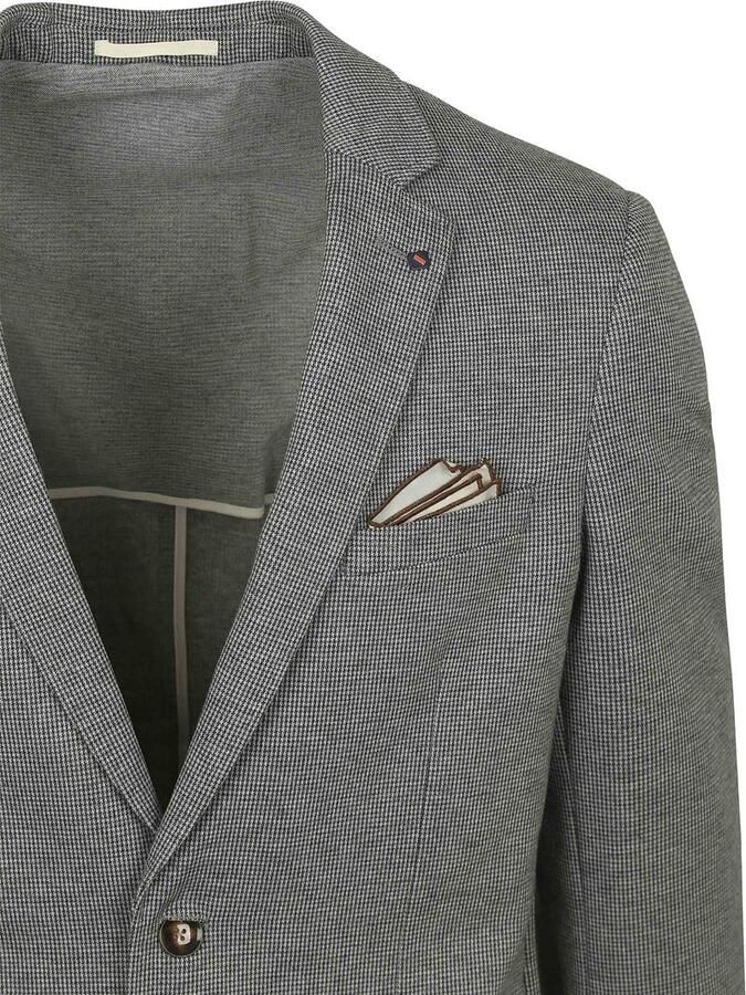 Suitable Blazer Flex Jersey Suit Grijs - Foto 4