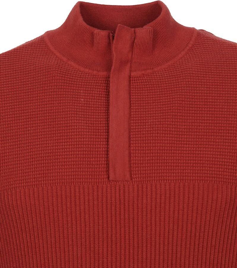 Suitable George Pullover Half Zip Roest - Foto 2