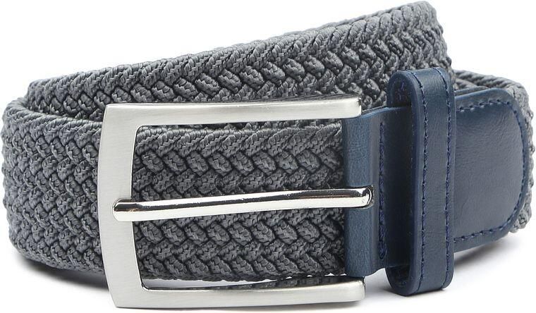 Suitable Geweven Riem Antraciet