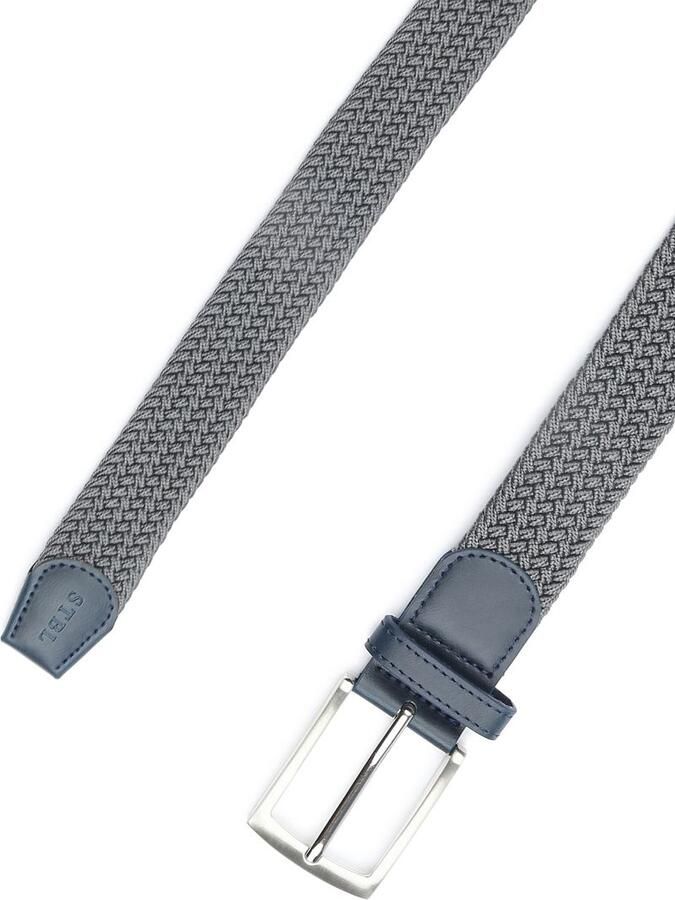 Suitable Geweven Riem Antraciet - Foto 2