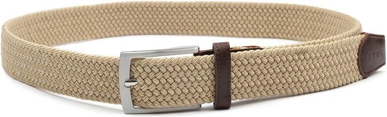 Suitable Geweven Riem Beige - Foto 3