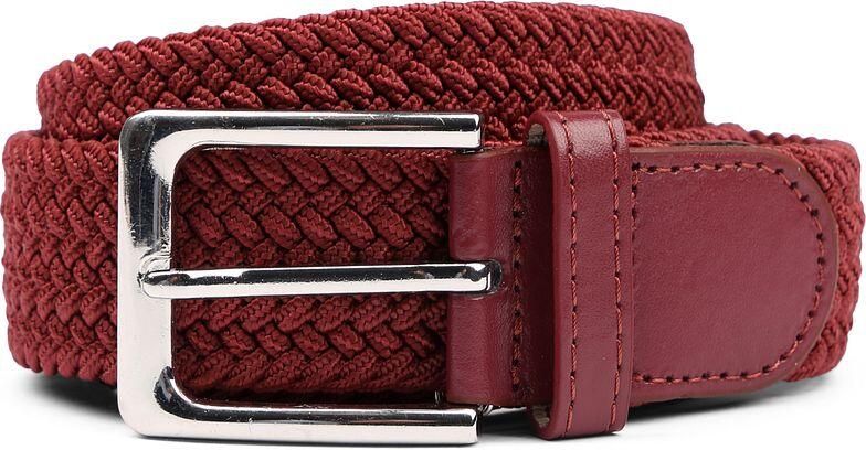 Suitable Geweven Riem Bordeaux