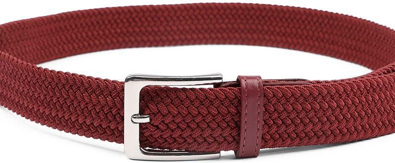 Suitable Geweven Riem Bordeaux - Foto 3