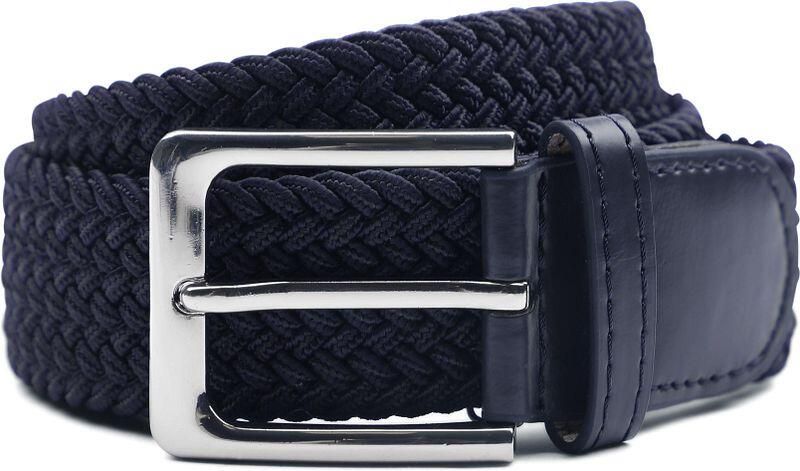 Suitable Riem Geweven Riem Donkerblauw