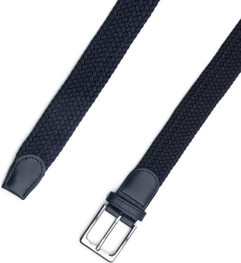 Suitable Riem Geweven Riem Donkerblauw - Foto 2