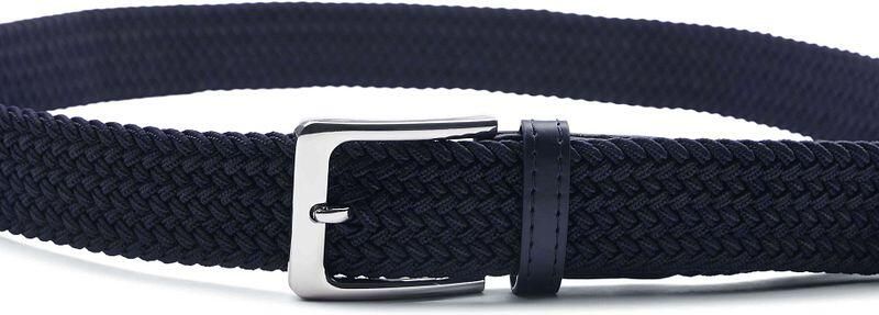 Suitable Riem Geweven Riem Donkerblauw - Foto 3