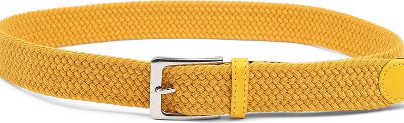 Suitable Geweven Riem Geel - Foto 3