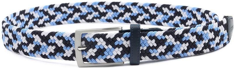 Suitable Geweven Riem Navy Blauw - Foto 3