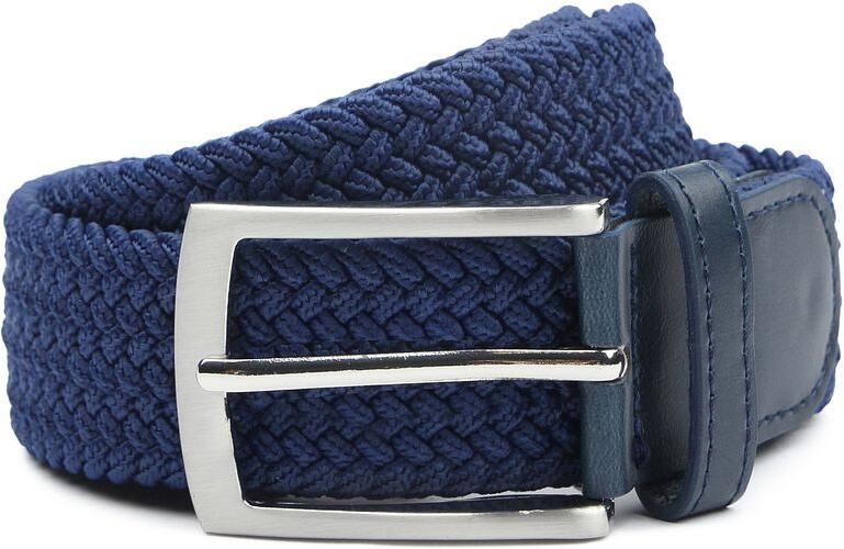 Suitable Geweven Riem Navy