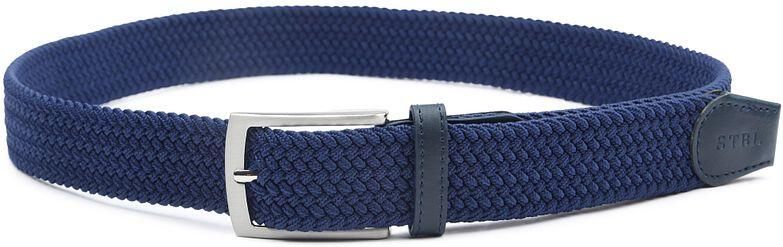Suitable Geweven Riem Navy - Foto 3