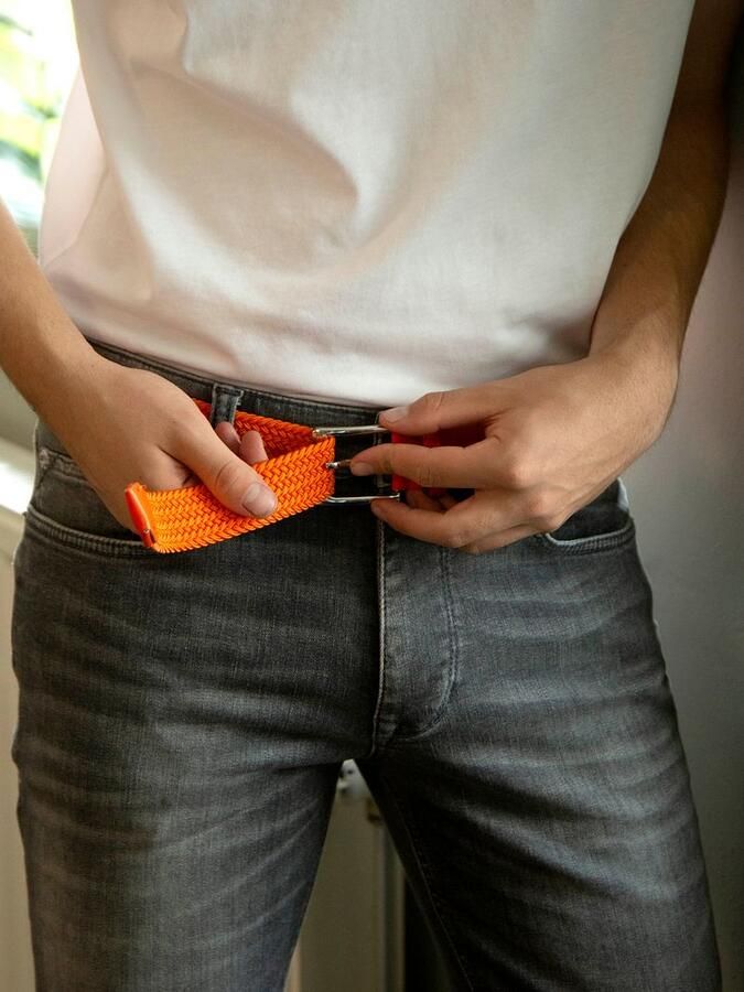 Suitable Geweven Riem Oranje - Foto 3