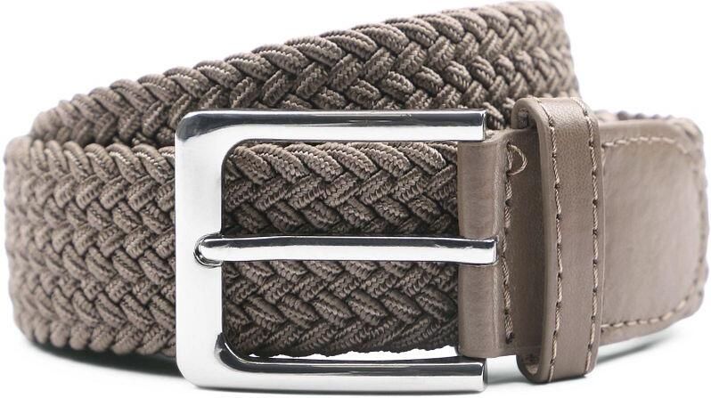 Suitable Geweven Riem Taupe Khaki - Foto 1