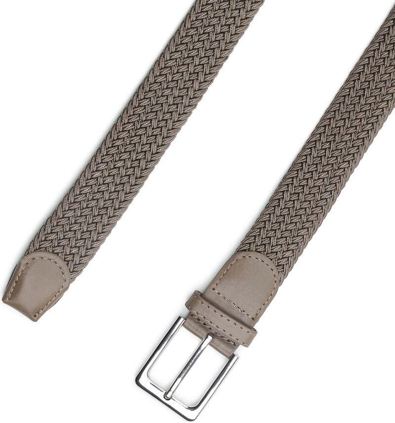 Suitable Geweven Riem Taupe Khaki - Foto 2