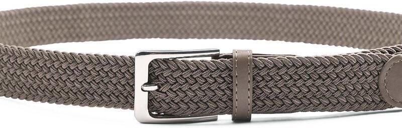 Suitable Geweven Riem Taupe Khaki - Foto 3
