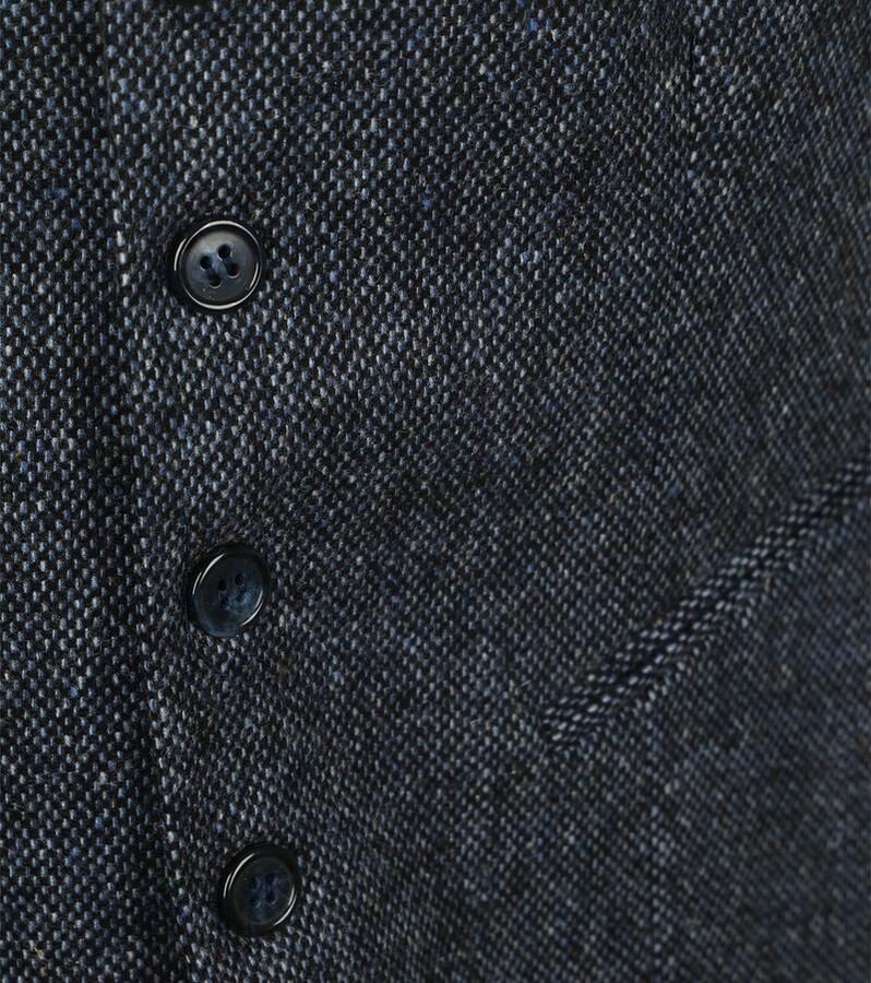 Suitable Blazer Gilet Birds Eye Navy