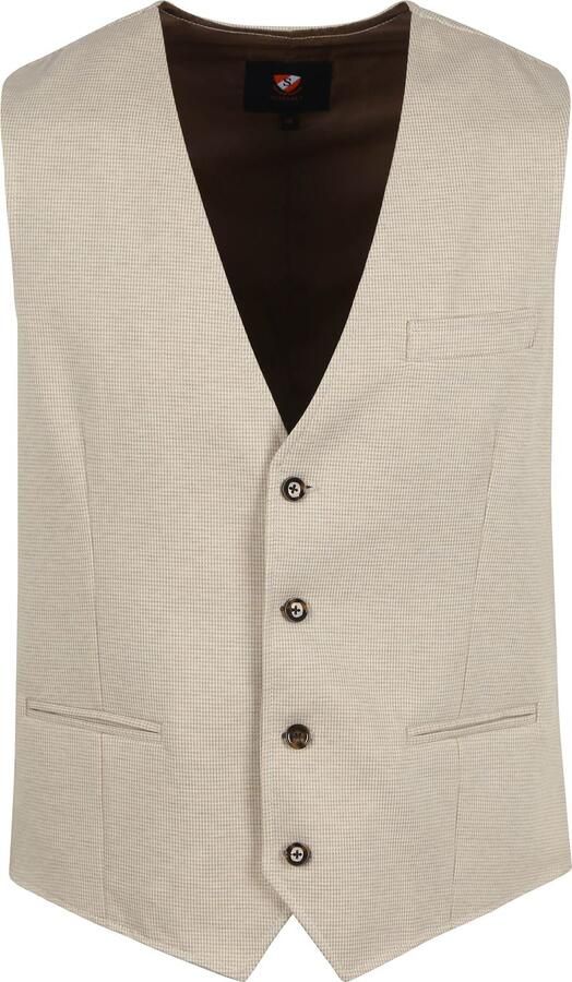 Suitable Blazer Gilet Gris Beige - Foto 4