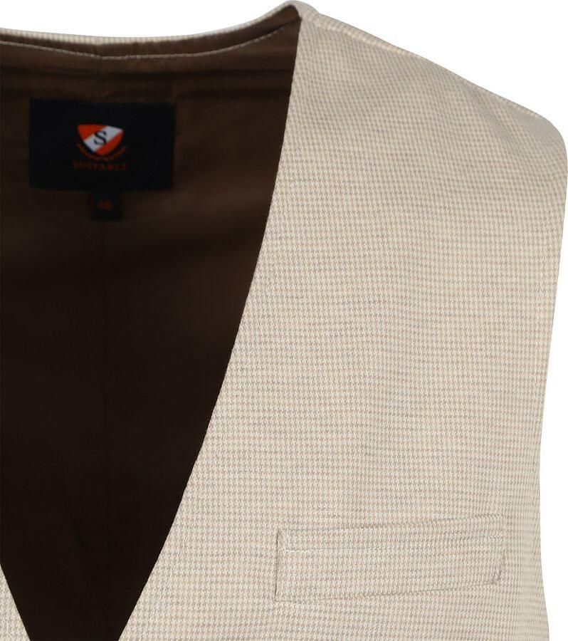 Suitable Blazer Gilet Gris Beige