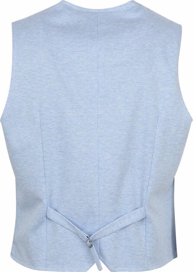 Suitable Blazer Gilet Gris Blauw - Foto 4