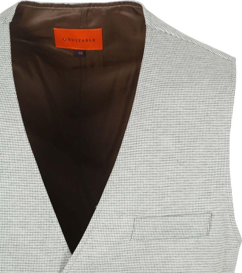 Suitable Blazer Gilet Kris Mist Grijs - Foto 2