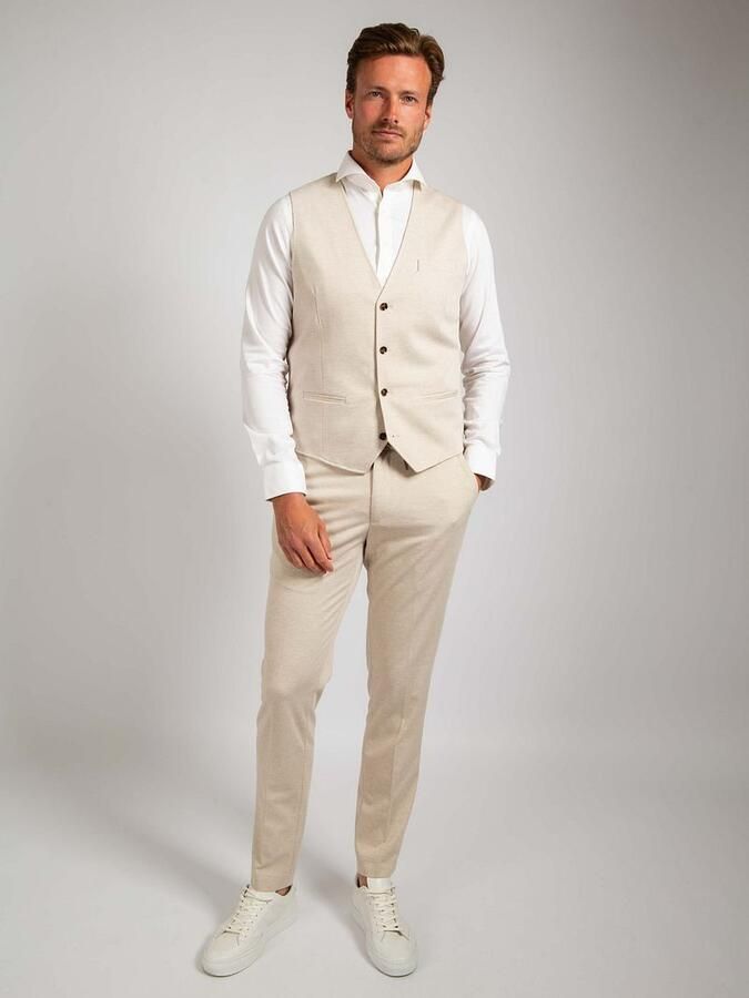 Suitable Blazer Gilet Kris Sand - Foto 4