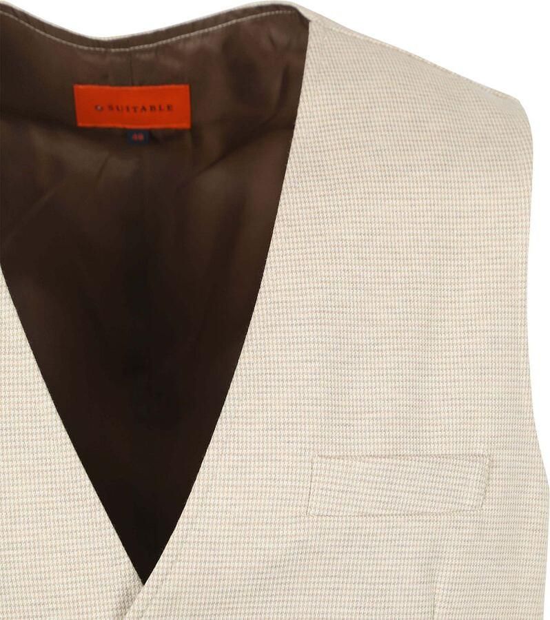Suitable Blazer Gilet Kris Sand - Foto 3