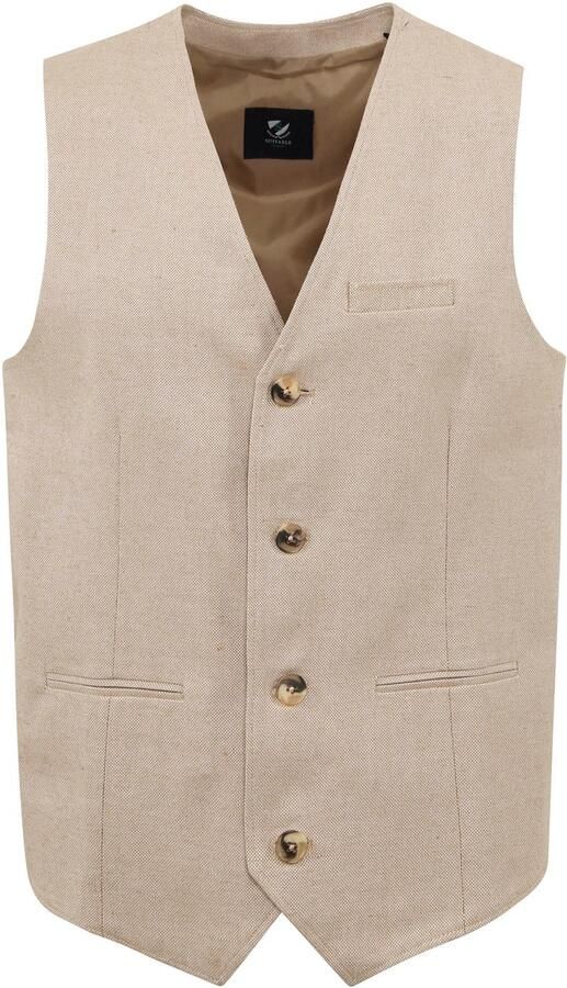 Suitable Blazer Gilet Loop Beige