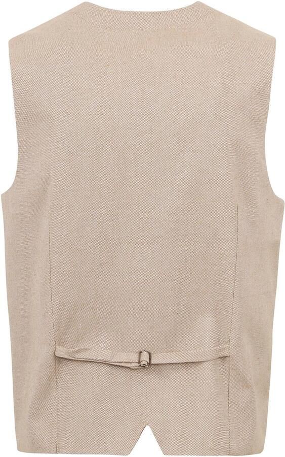 Suitable Blazer Gilet Loop Beige - Foto 5