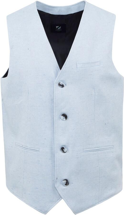 Suitable Blazer Gilet Loop Lichtblauw - Foto 5