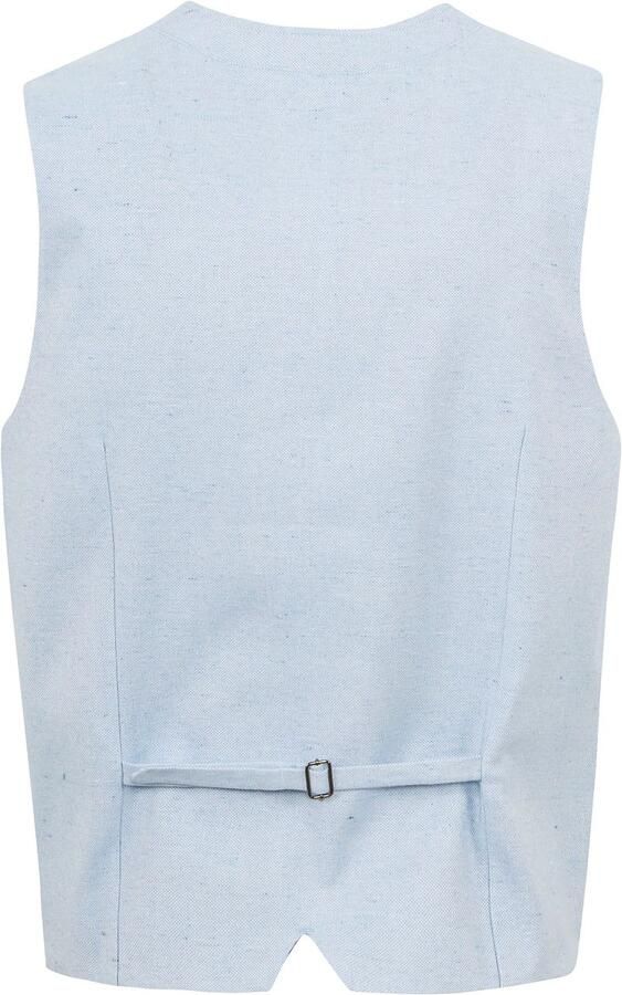 Suitable Blazer Gilet Loop Lichtblauw - Foto 5