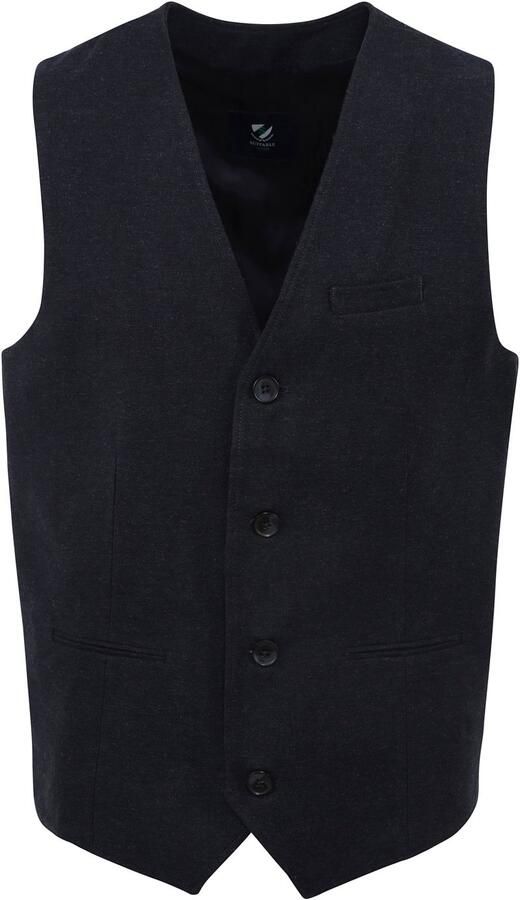Suitable Blazer Gilet Loop Navy