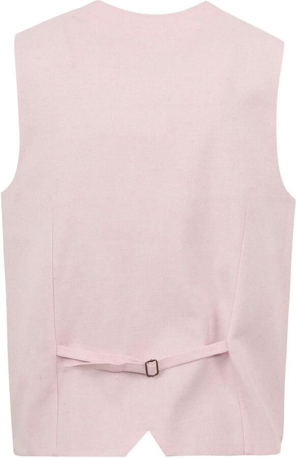 Suitable Blazer Gilet Loop Roze - Foto 5