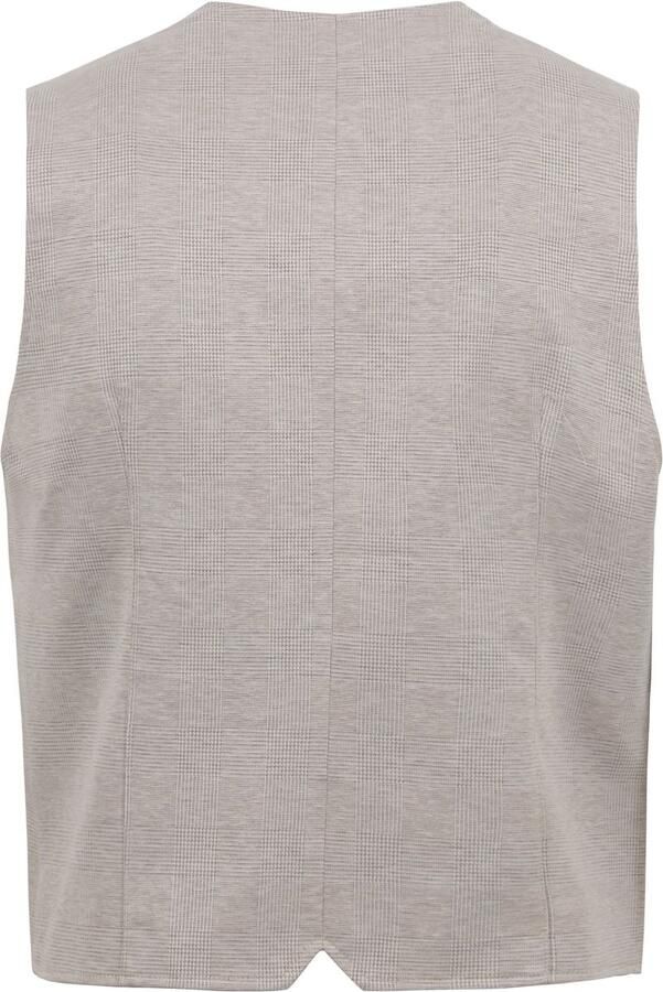 Suitable Gilet Ruiten Zand - Foto 4