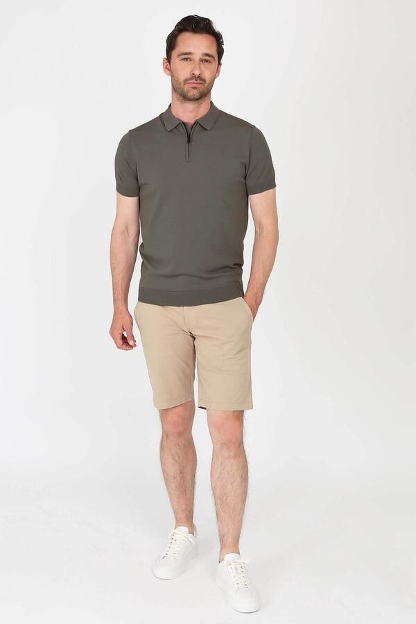 Suitable Half Zip Polo Groen - Foto 3