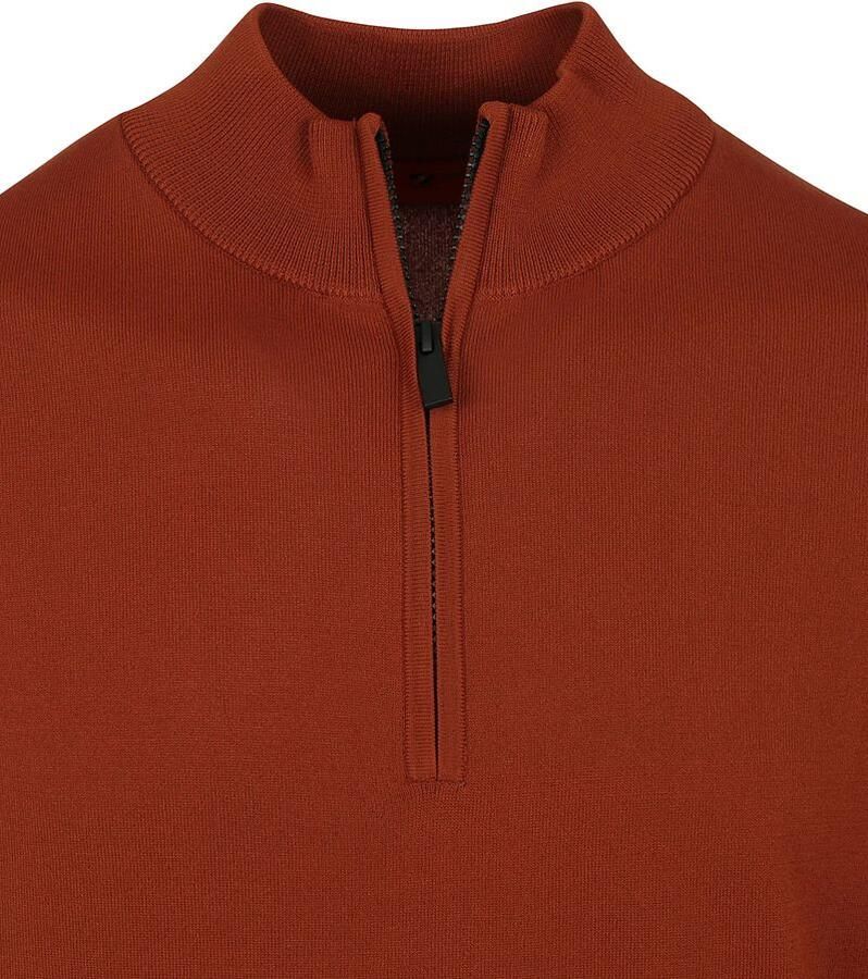 Suitable Half Zip Trui Brique - Foto 2