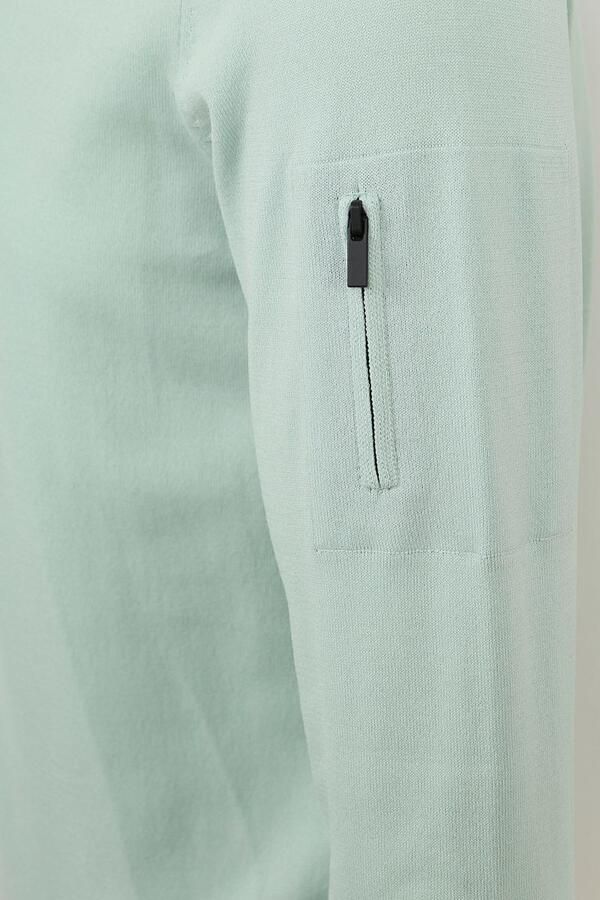 Suitable Half Zip Trui Mintgroen - Foto 5