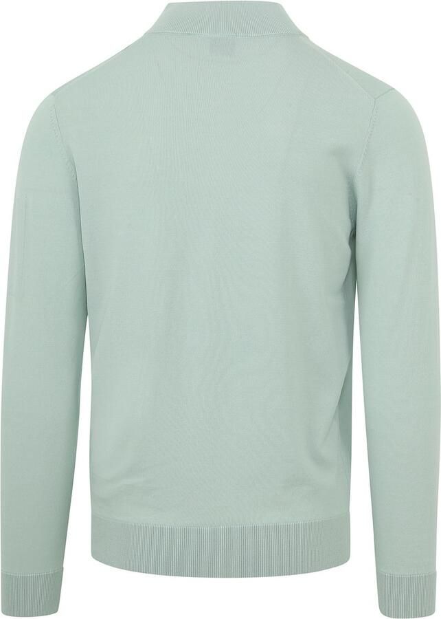 Suitable Half Zip Trui Mintgroen - Foto 4