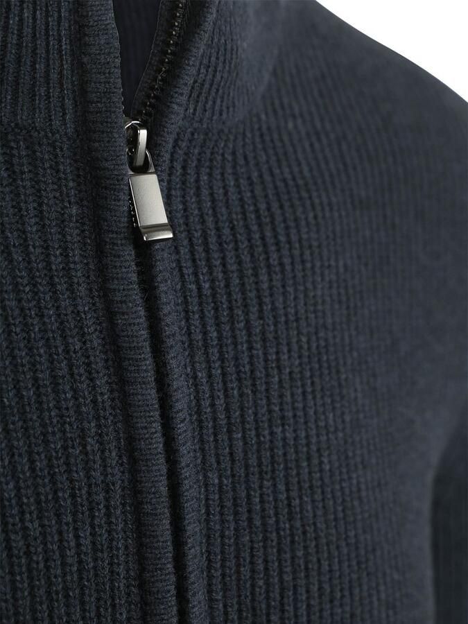 Suitable Half Zip Trui Patch Navy - Foto 4