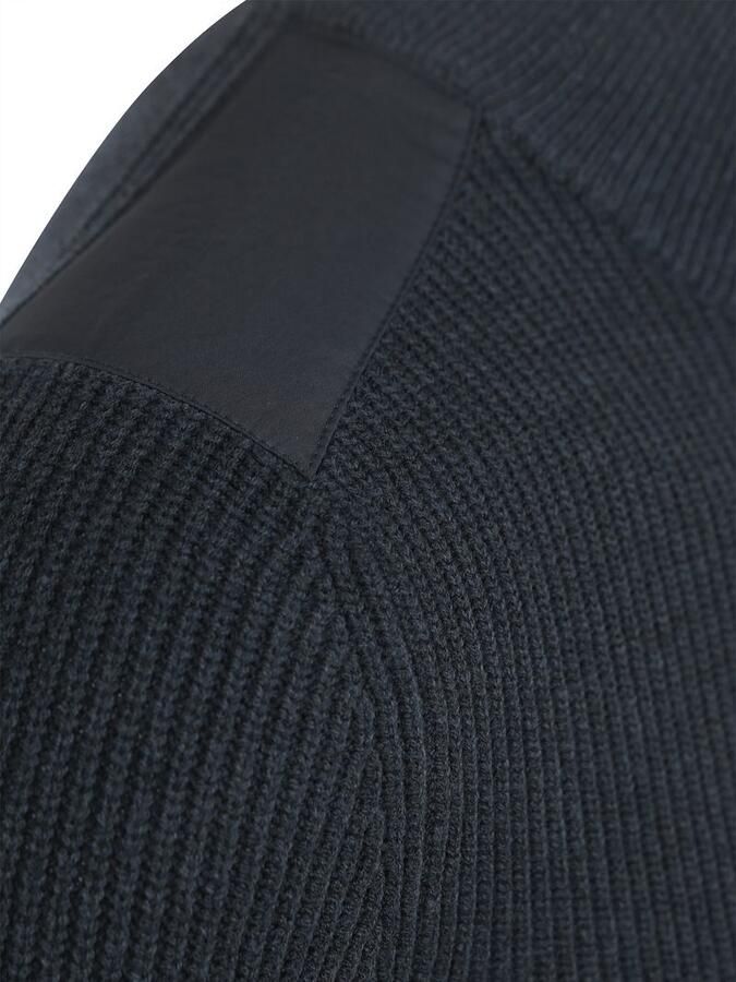 Suitable Half Zip Trui Patch Navy - Foto 5