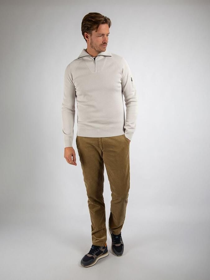 Suitable Chino Plato Corduroy Sand - Foto 4