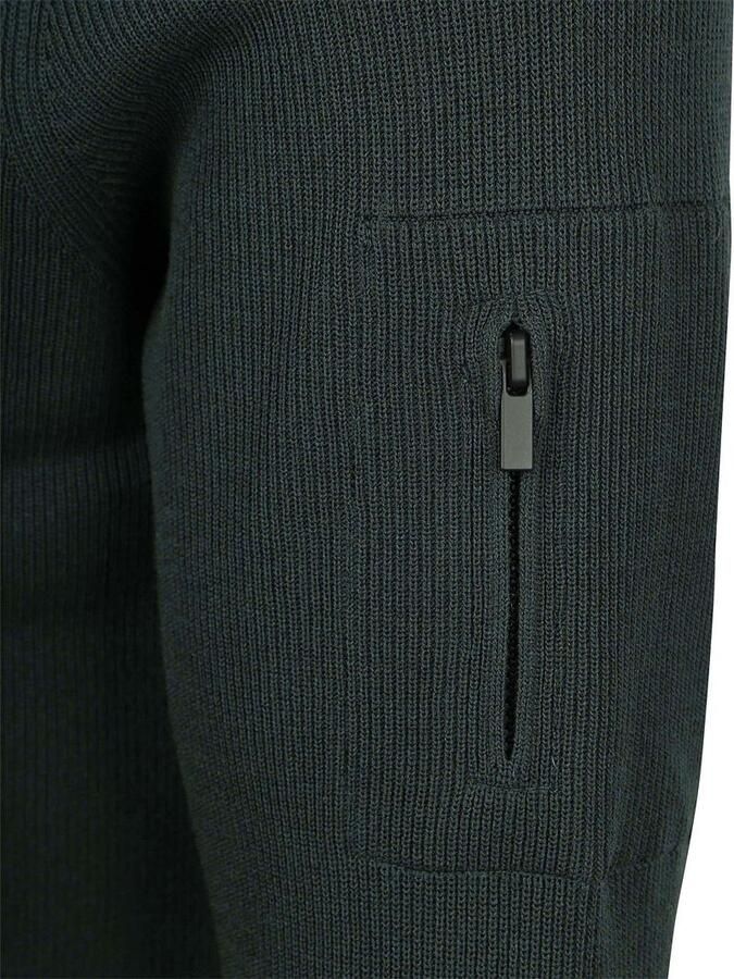 Suitable Half Zip Trui Tias Cooldry Knit Mosgroen - Foto 2