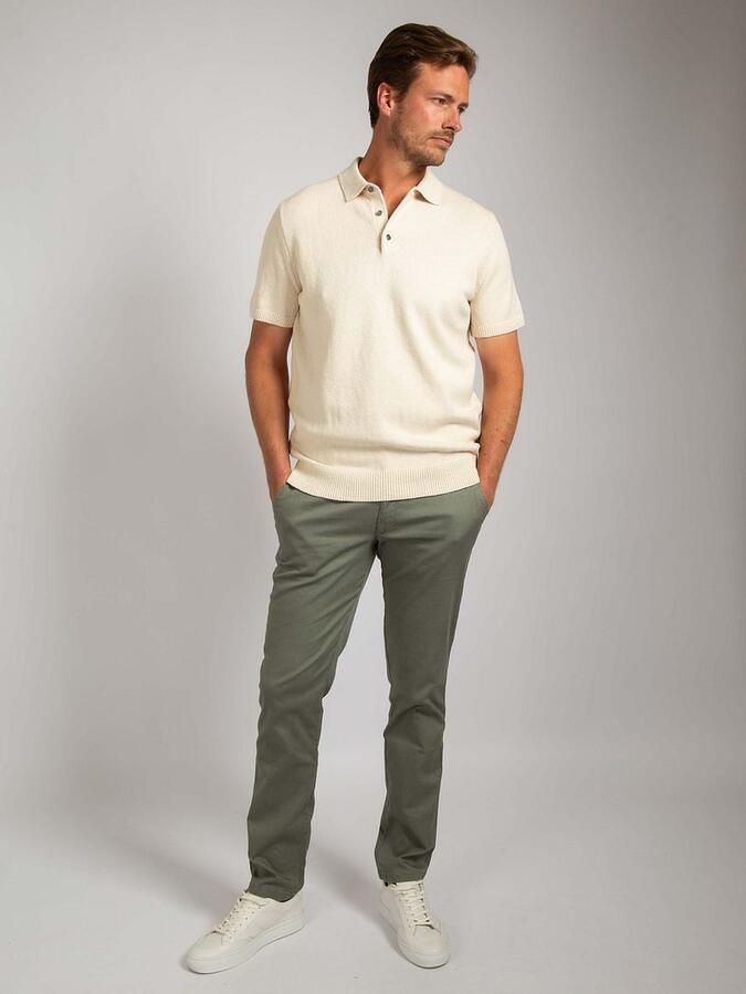Suitable Heavy Knitted Polo Raw Ecru - Foto 4