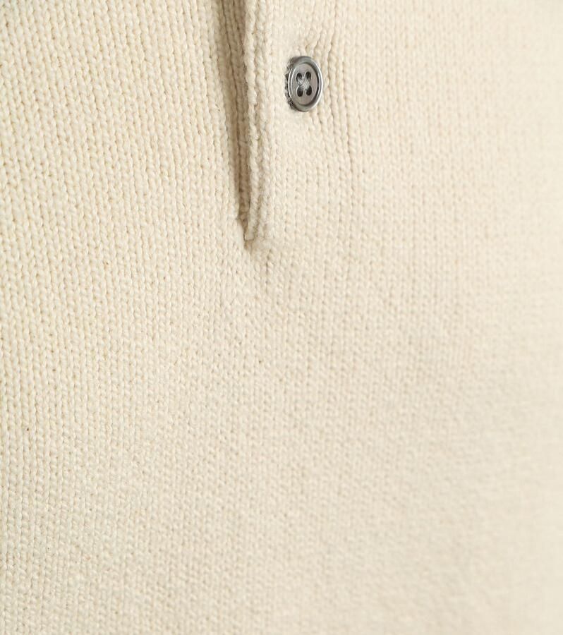 Suitable Heavy Knitted Polo Raw Ecru - Foto 3