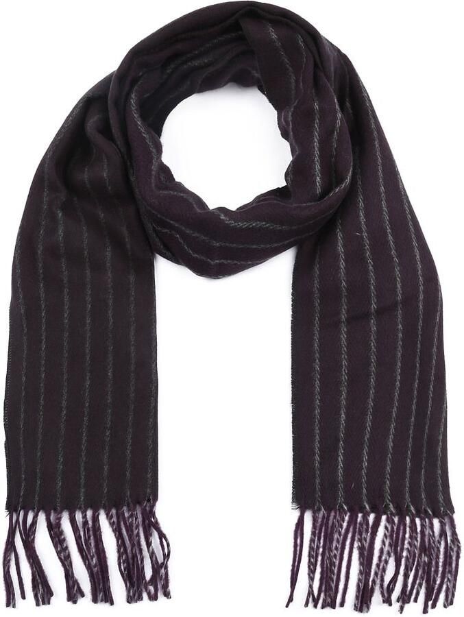 Suitable Sjaal Heren Sjaal Paars Streep 18-19